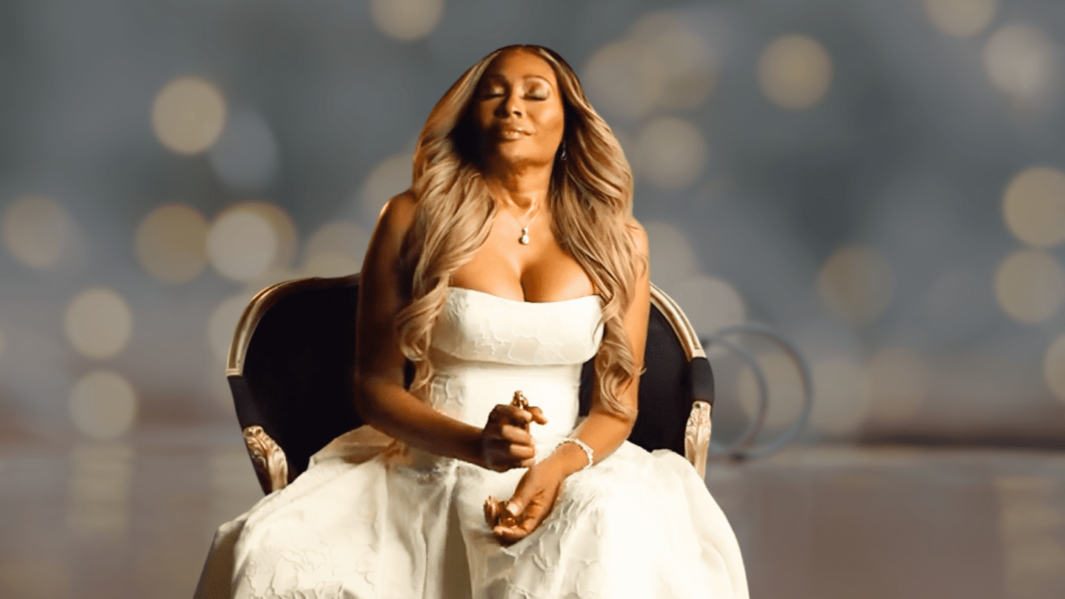 Cynthia Bailey Married Again New Wedding Dress
