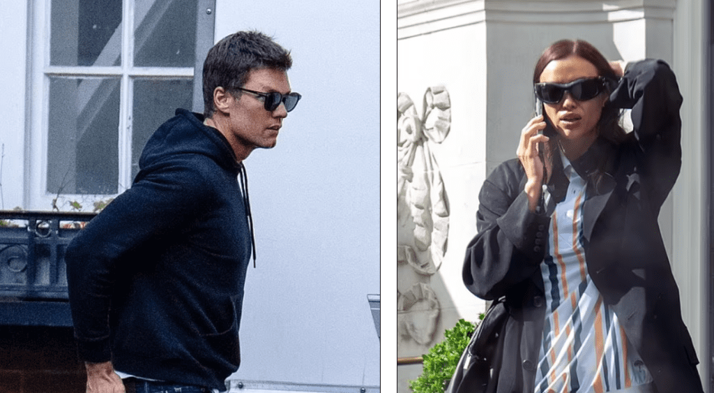 Tom Brady and Irina Shayk spotted exiting a hotel in London