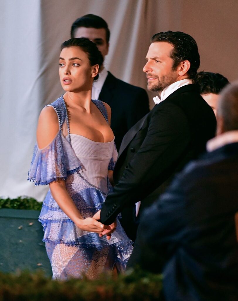 Bradley Cooper and Irina Shayk hold hands at Met Gala 2016