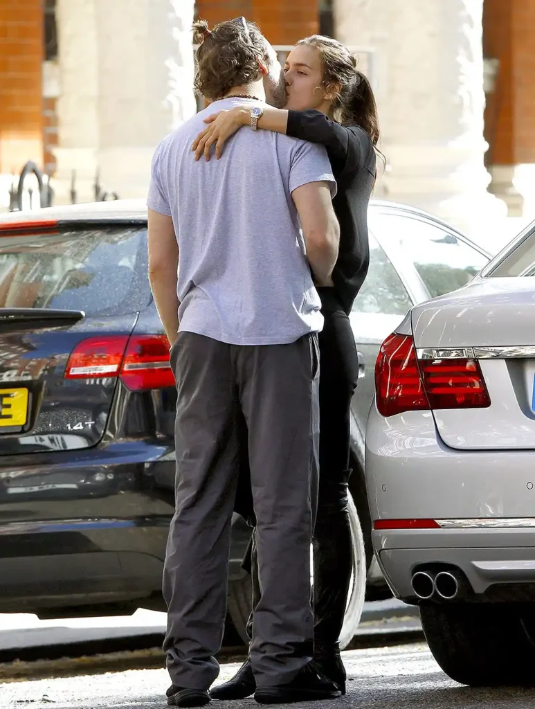 Bradley Cooper kisses Irina Shayk in London