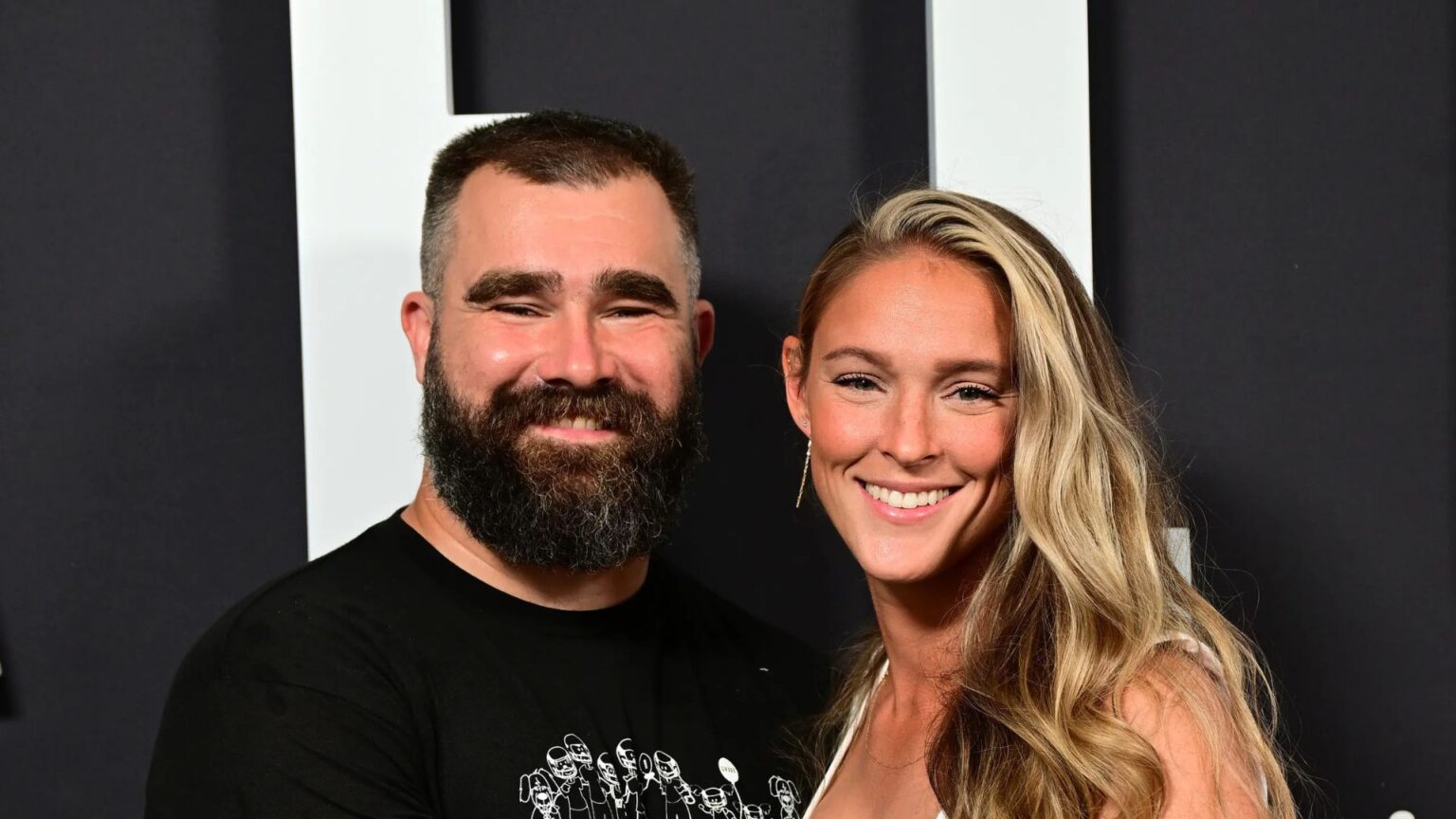 Jason Kelce Stands Up for His Wife After “Homemaker” Stereotype Comments Jason Kelce with wife Kylie Kelce