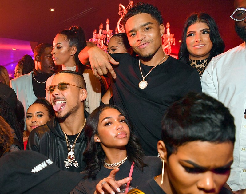 Lori Harvey and Justin Combs partying together 