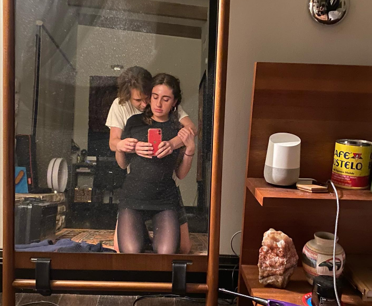 Rachel Sennott and Logan Miller's first Instagram photo