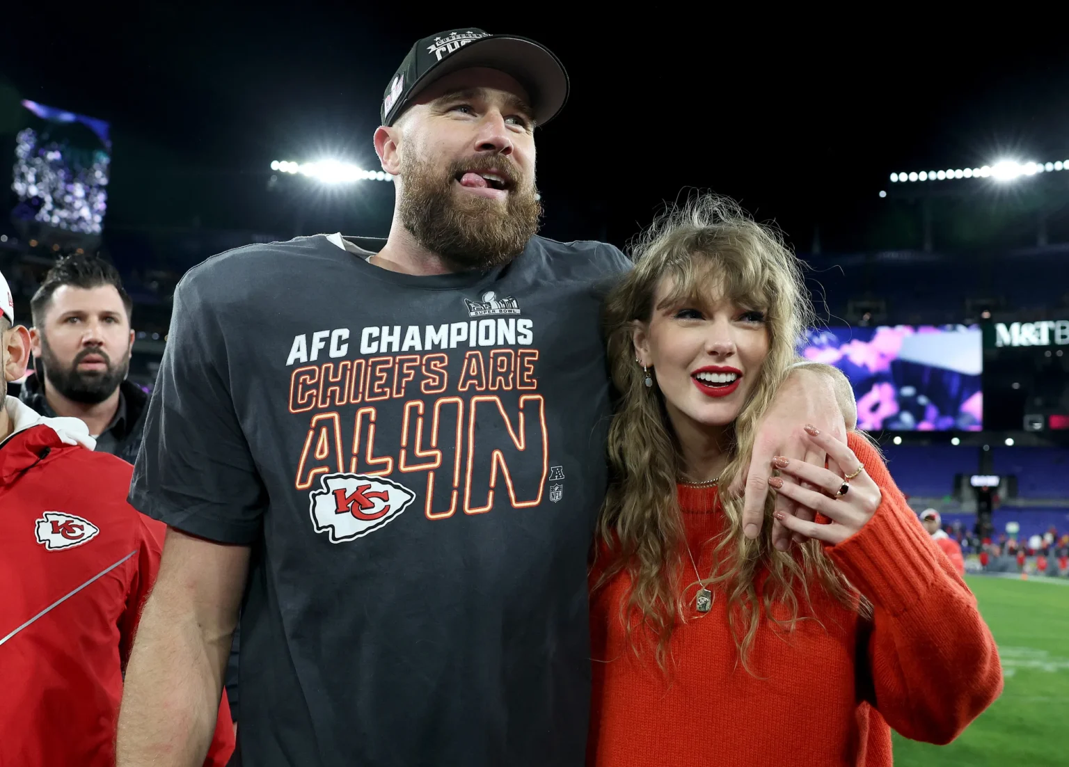 Travis Kelce Addresses Taylor Swift Romance, Says “I Am Proud Of That” Travis Kelce and Taylor Swift