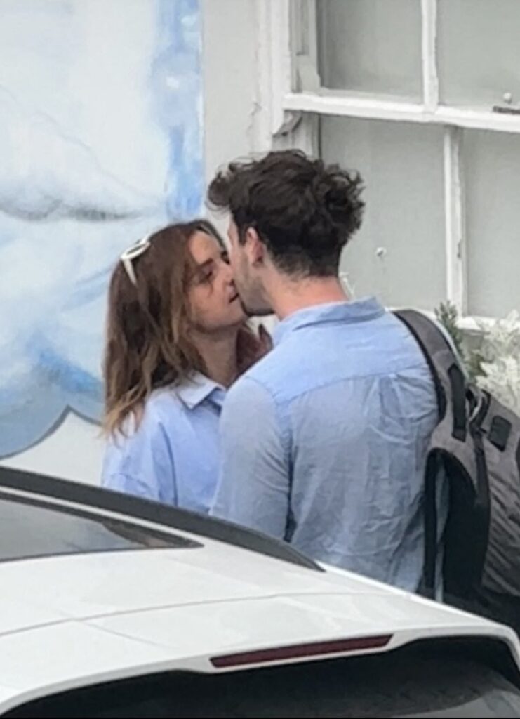 Emma Watson caught sharing a kiss with Kieran Brown