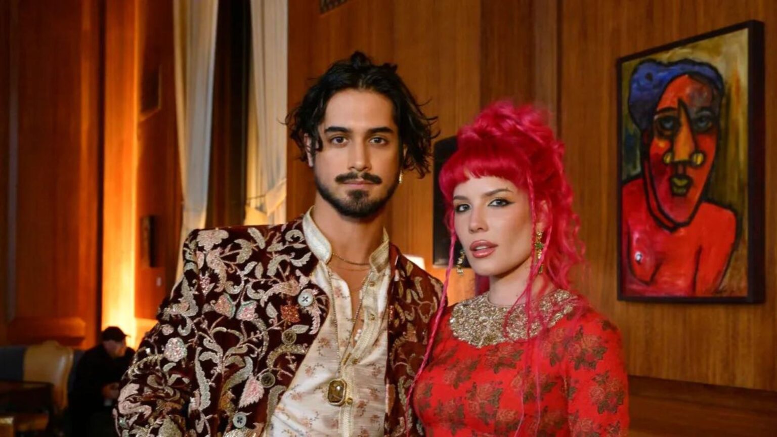 Halsey Debuts New Ring During Romantic Outing With Boyfriend Halsey and Avan Jogia