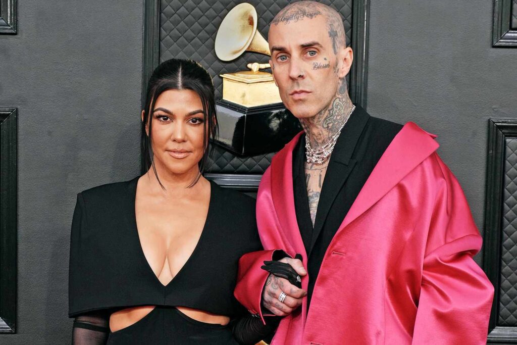 Kourtney Kardashian and Travis Barker