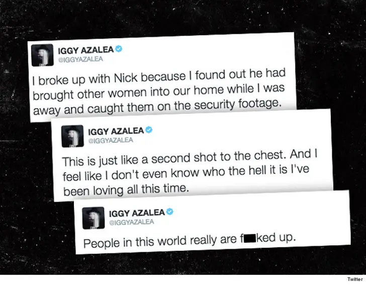 15 Ugliest Celebrity Breakups Of All Time 7 Iggy Azalea announces breakup with Nick Young