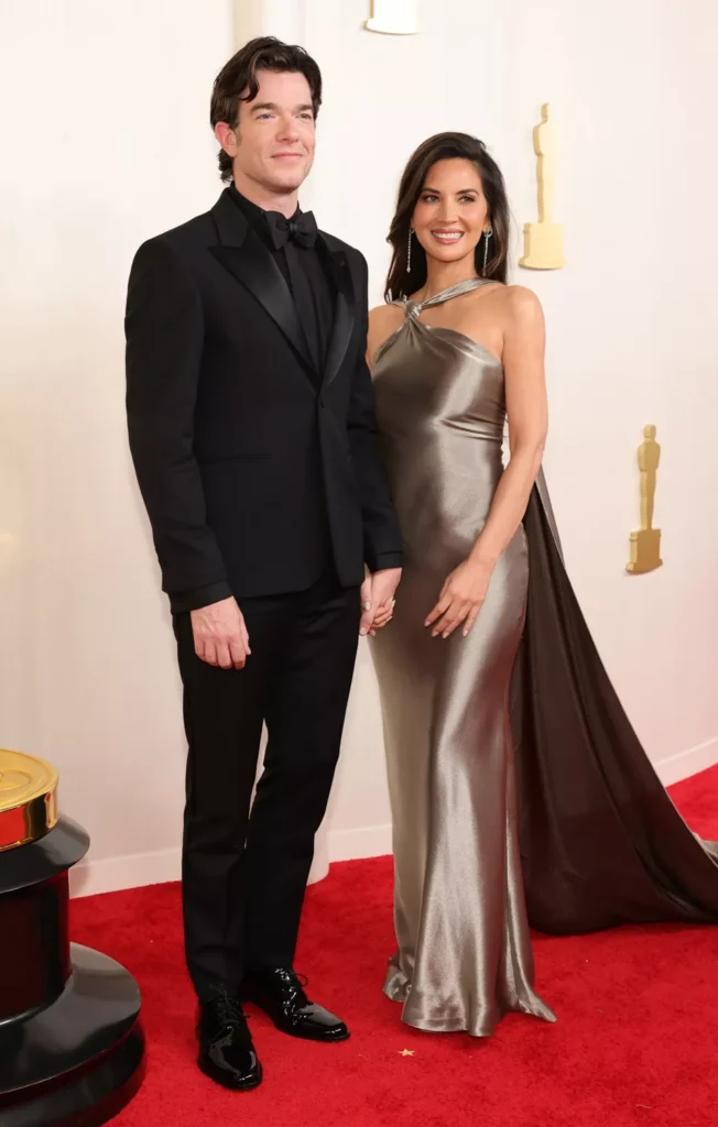 John Mulaney with his wife Olivia Munn