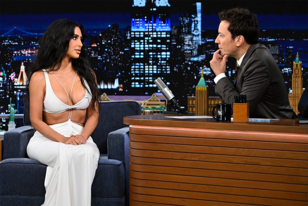 Kim Kardashian on The Tonight Show Starring Jimmy Fallon