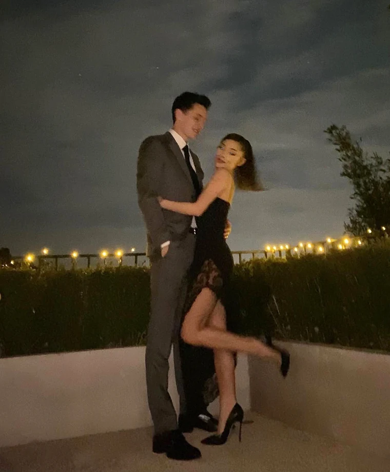 Ariana Grande with Dalton Gomez