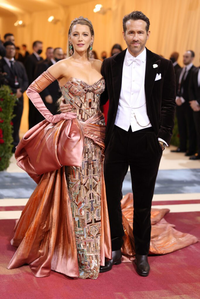 Blake Lively and Ryan Reynolds at the 2022 Met Gala