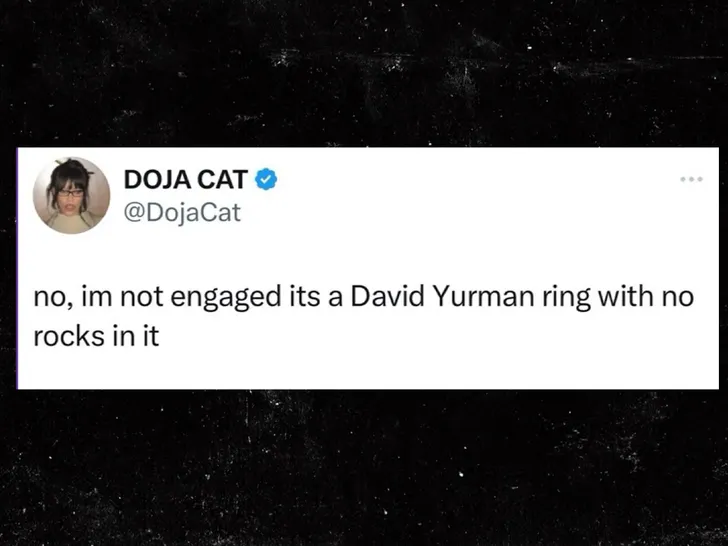 Doja Cat denies engagement rumors