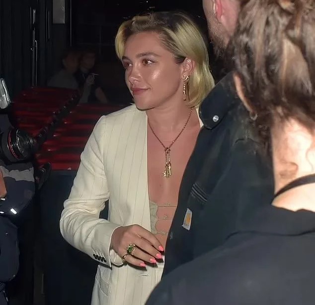 Florence Pugh at the premiere of The Perfect Couple