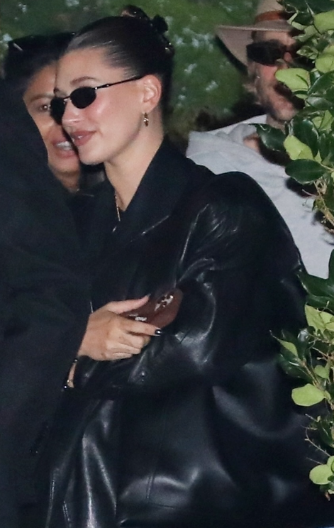 Hailey Bieber after dinner date with Justin at Nobu Malibu