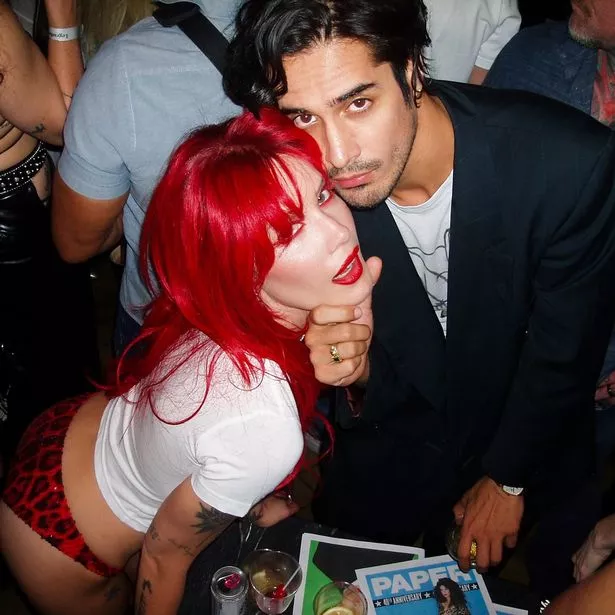 Halsey and Avan Jogia at the birthday bash of Paper magazine