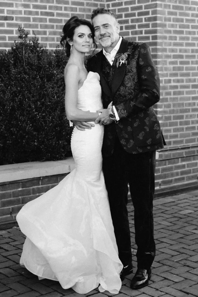 Hilarie Burton and Jeffrey Dean Morgan on their wedding day