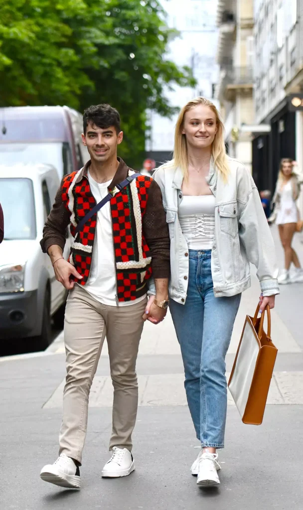 Joe Jonas and Sophie Turner in Paris