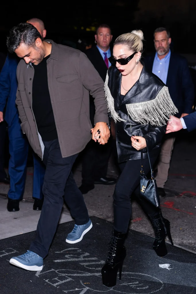 Lady Gaga with fiance Michael Polansky