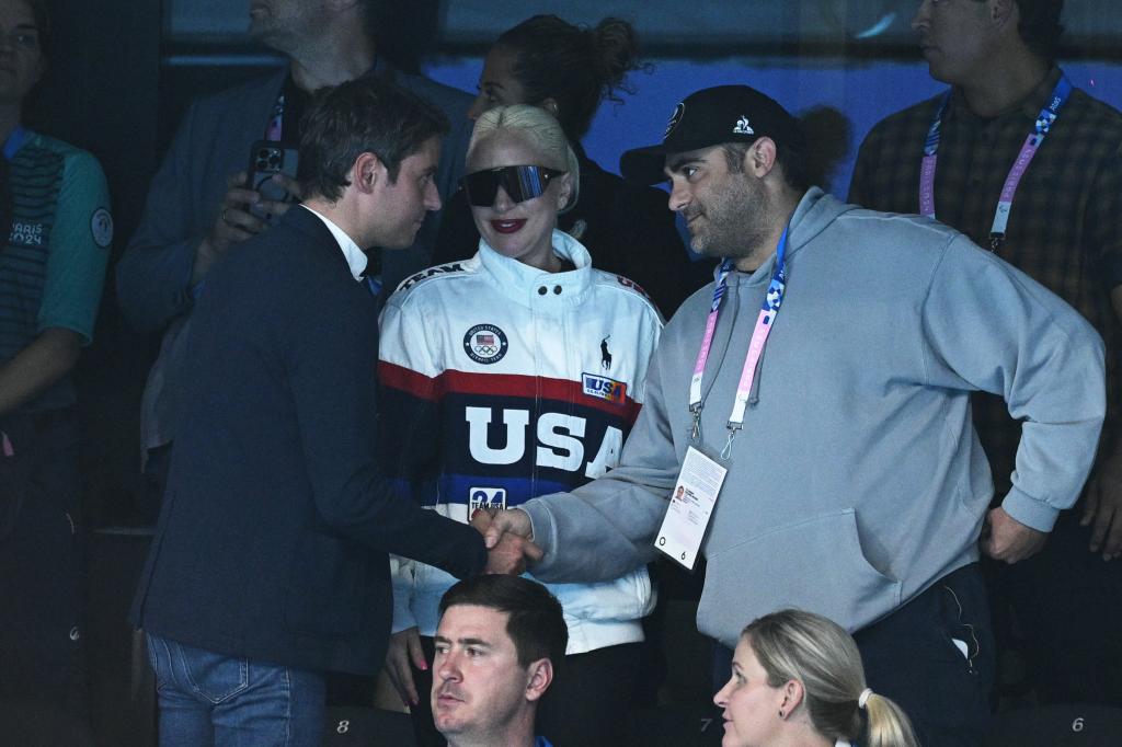 Lady Gaga and Michael Polansky meeting the French Prime Minister, Attal Gabriel