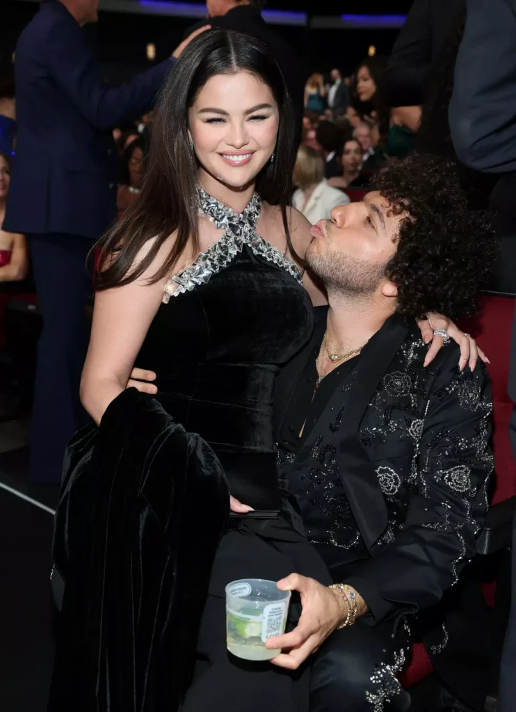 Selena Gomez and Benny Blanco at the 2024 Emmys