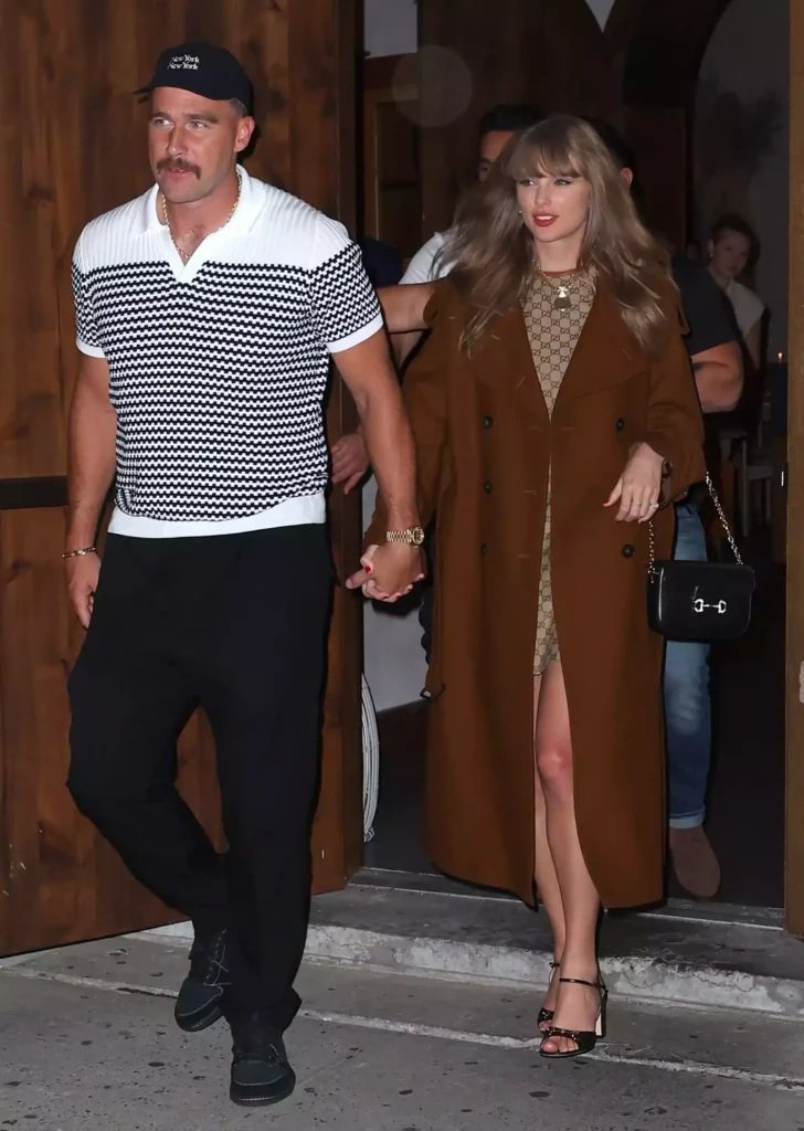 Taylor Swift and Travis Kelce on a dinner date in New York City