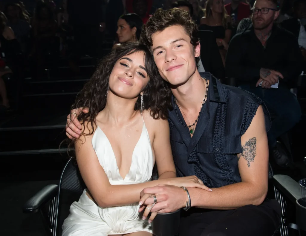 Shawn Mendes and Camila Cabello attending the 2019 VMAs