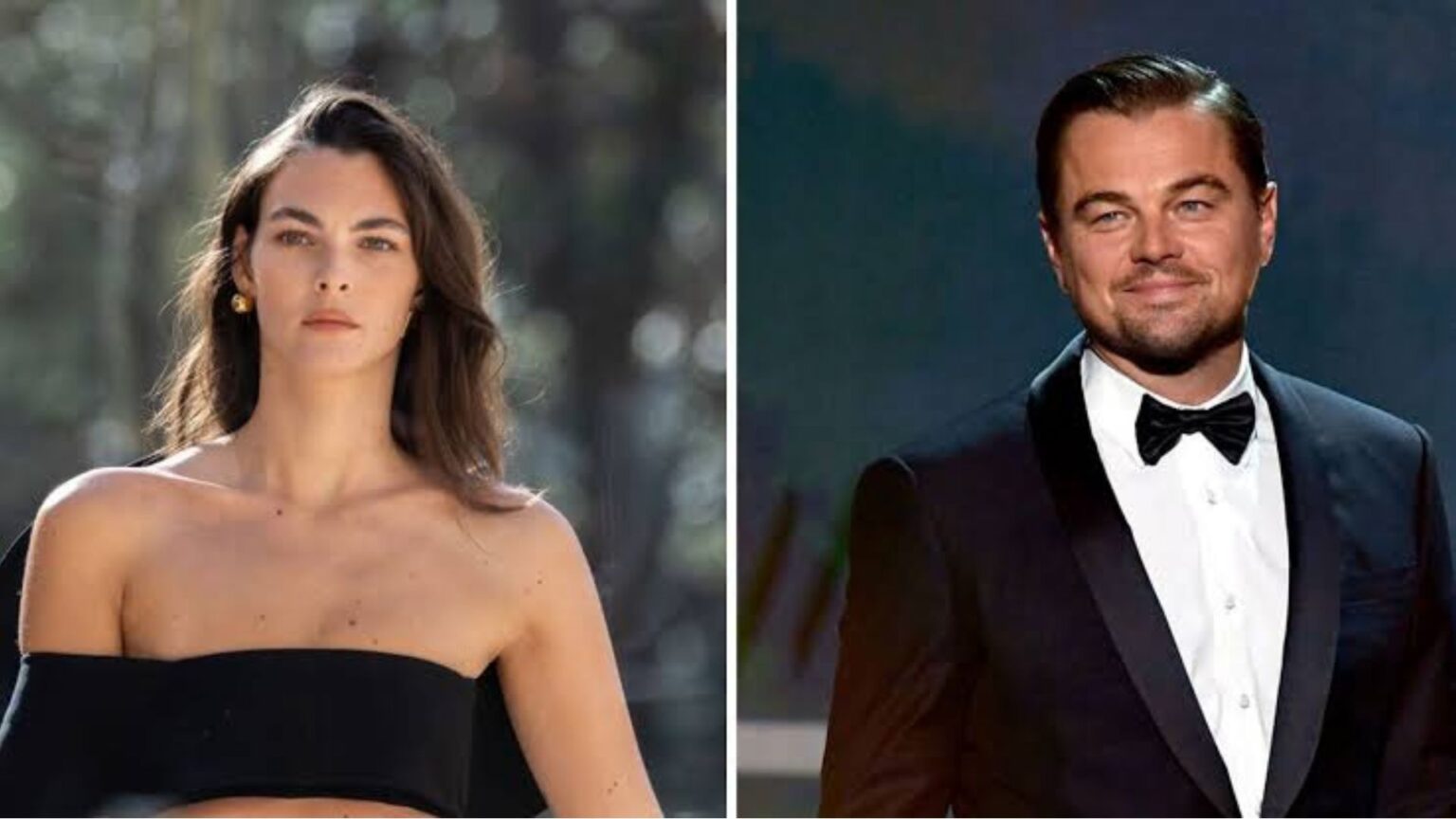 Leonardo DiCaprio and Vittoria Ceretti
