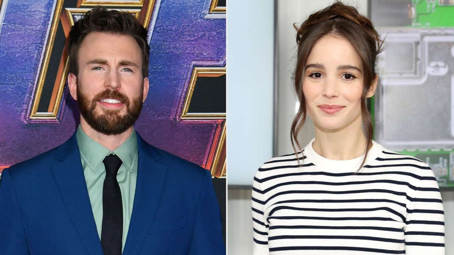 Chris Evans and Alba Baptista (Image Credits: Getty)