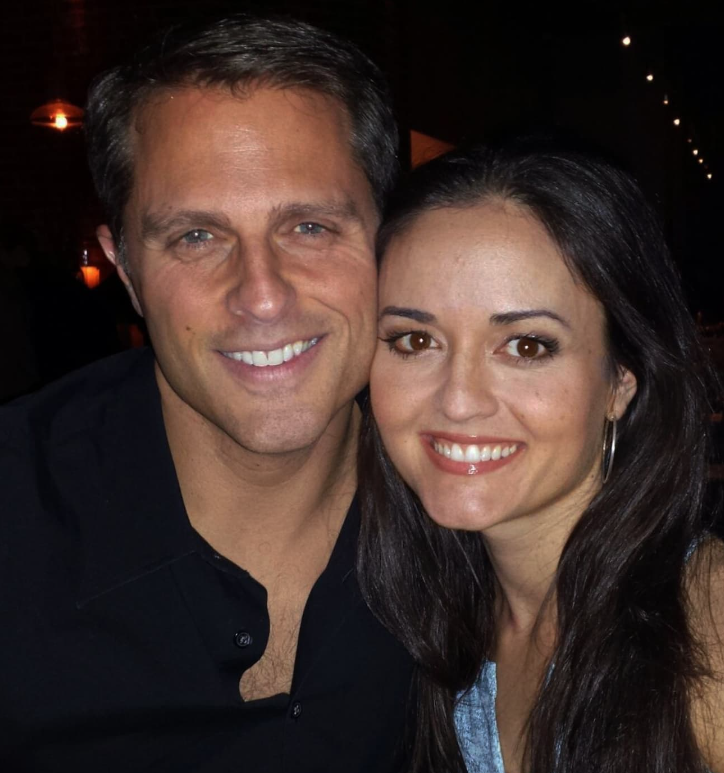 Danica McKellar and Scott Sveslosky on their first date in 2013