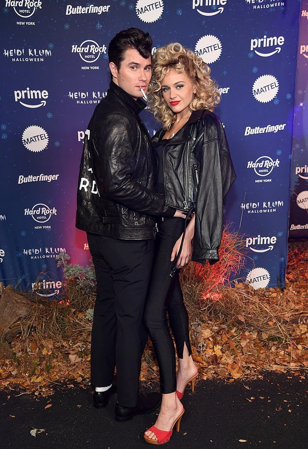 Chase Stokes and Kelsea Ballerini dressed up in iconic Grease inspired outfits 