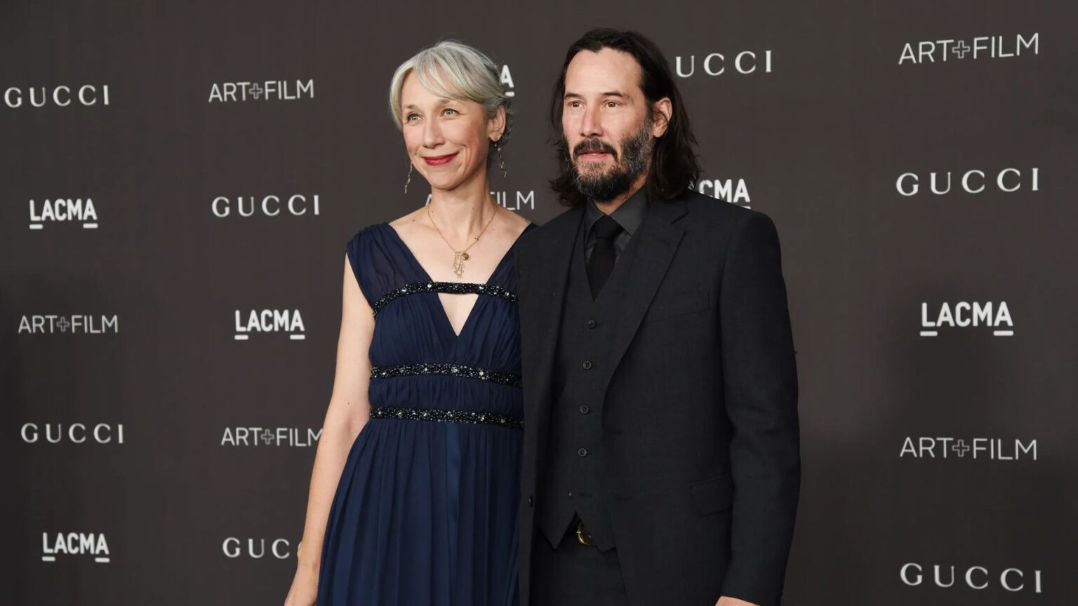 Keanu Reeves Enjoys Rare Red Carpet Date Night With Longtime Girlfriend: “Really Special To Be Side By Side” Alexandra Grant and Keanu Reeves (Image Credits Getty)