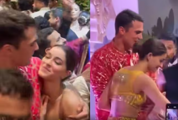 Ananya Panday and Walker Blanco at Anant Ambani and Radhika Merchant's wedding celebration