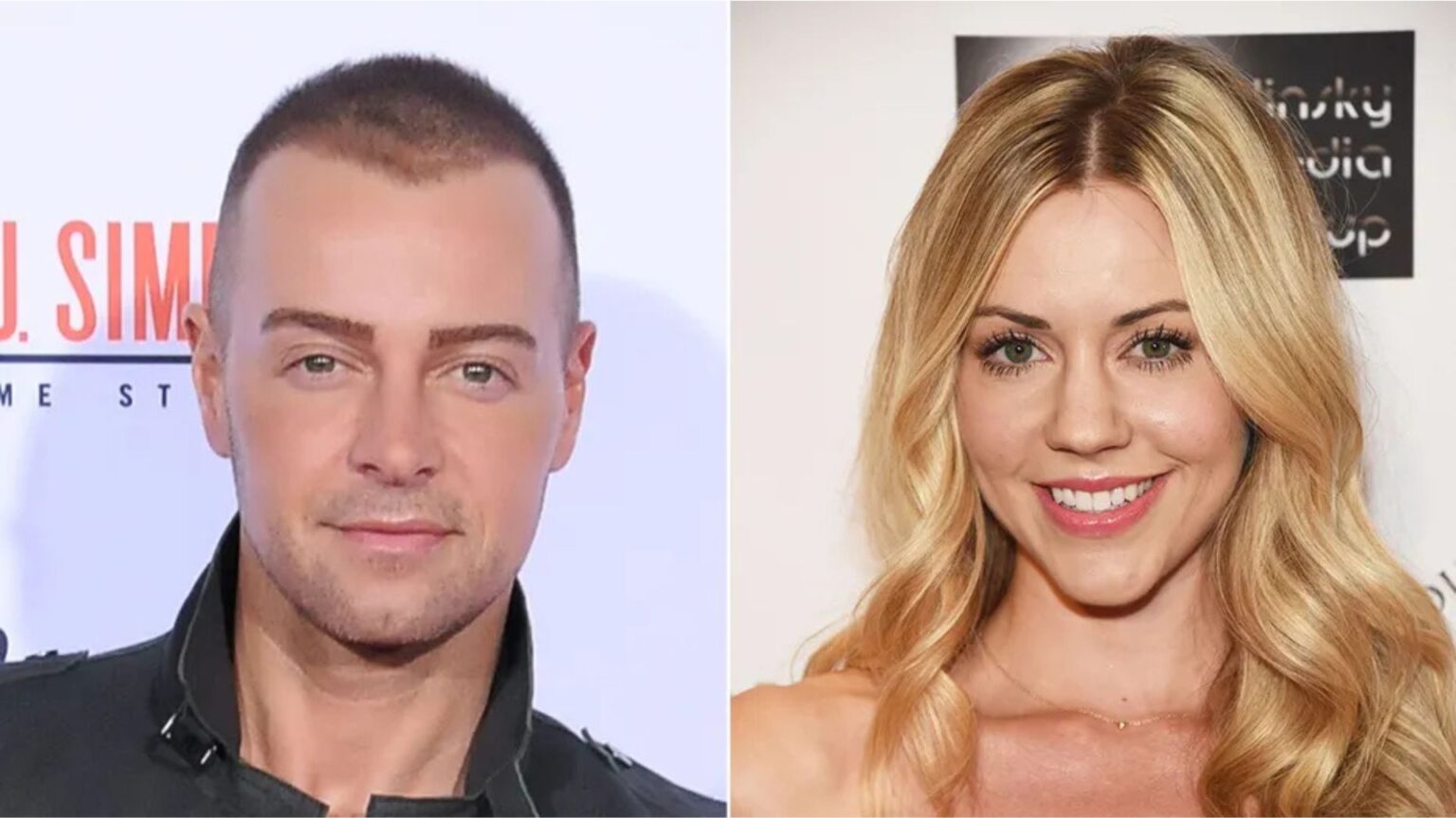 Joey Lawrence and Samantha Cope