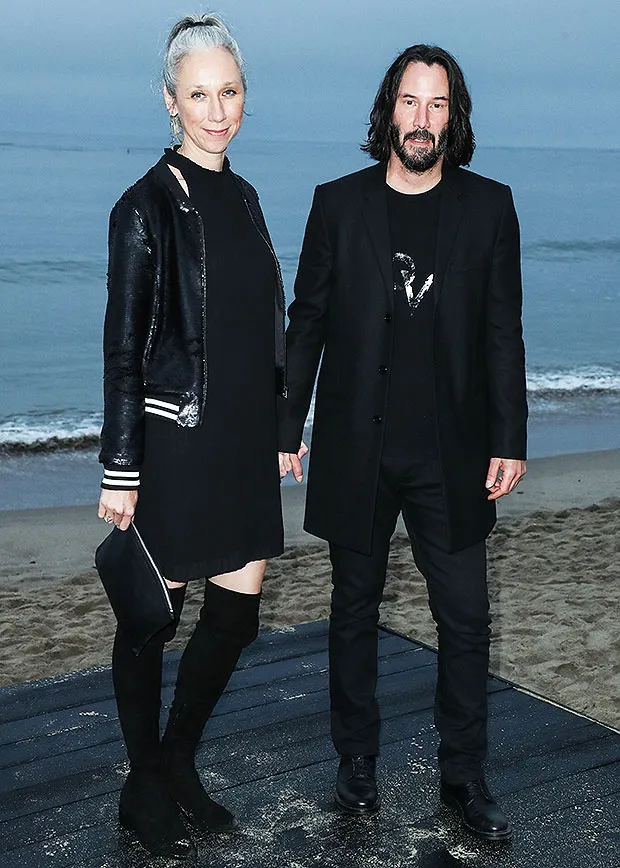 Keanu Reeves and Alexandra Grant