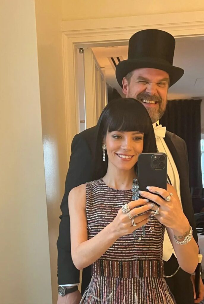 Lily Allen and David Harbour