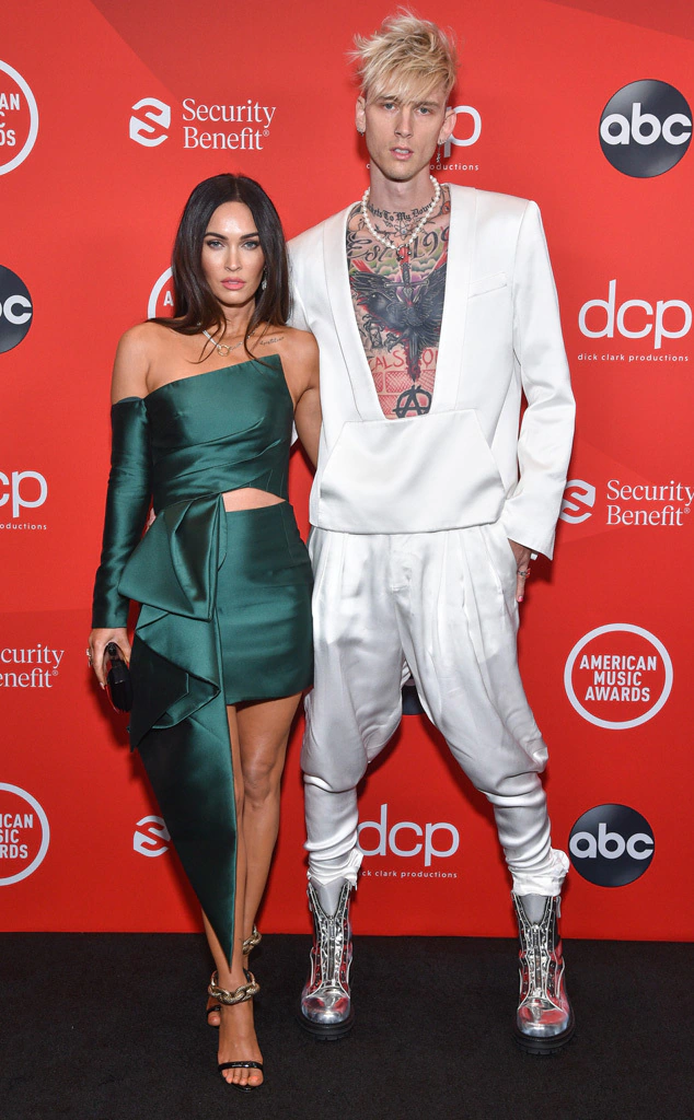 Megan Fox and Machine Gun Kelly at the 2020 American Music Awards