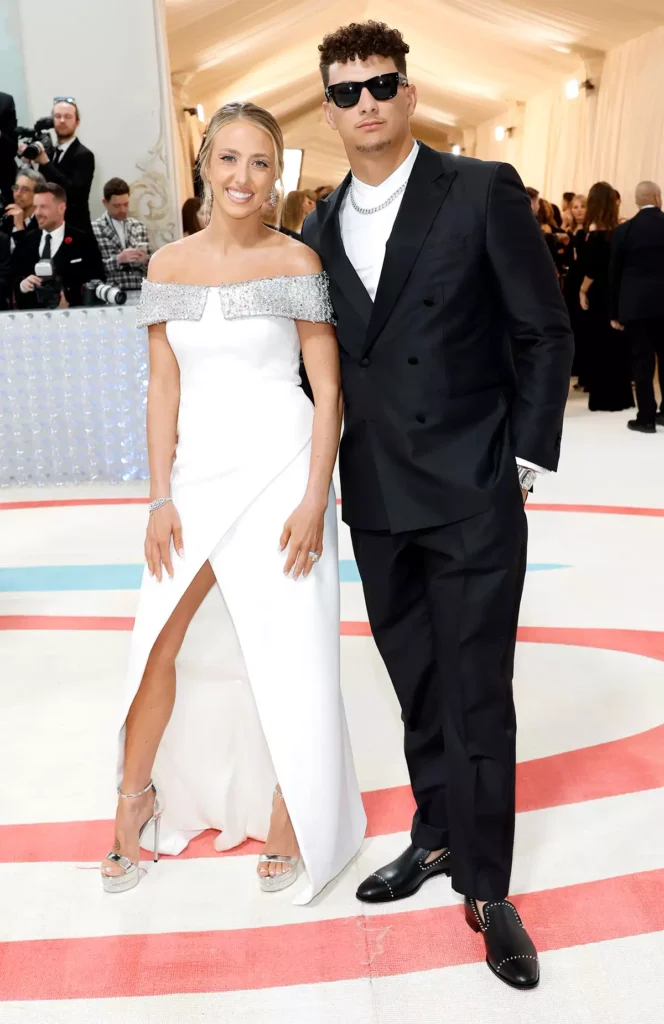 Patrick Mahomes and Brittany Mahomes at the 2023 Met Gala