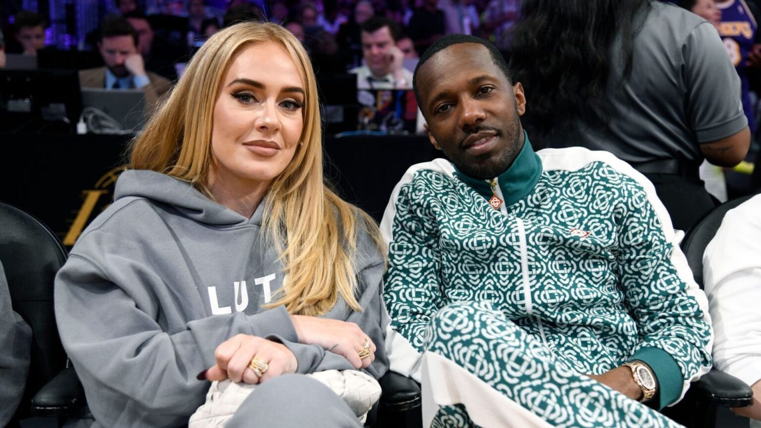 Adele and Rich Paul