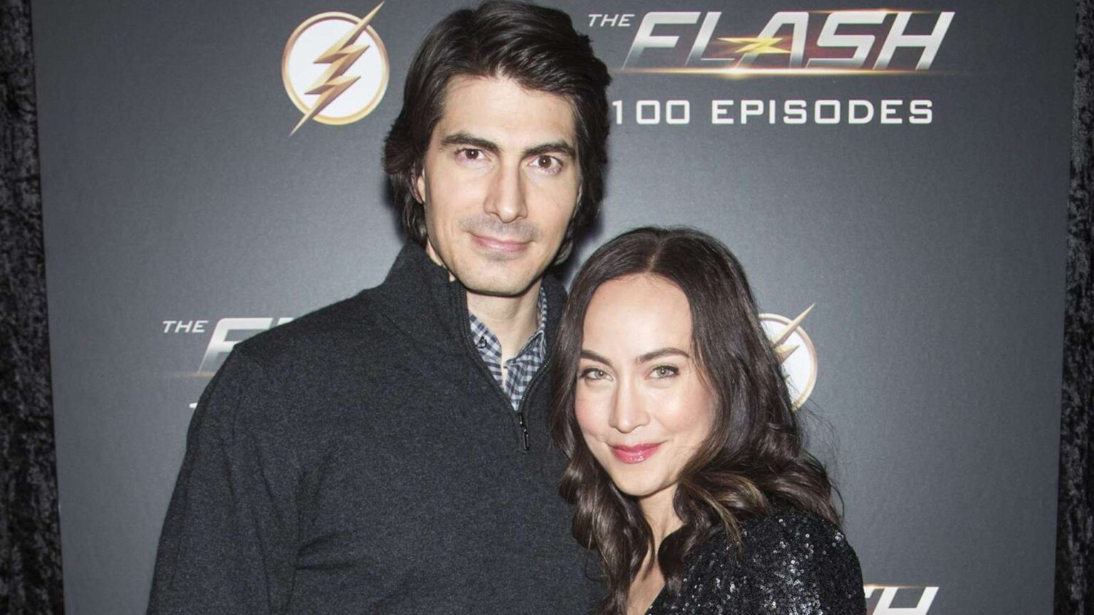Brandon Routh and Courtney Ford