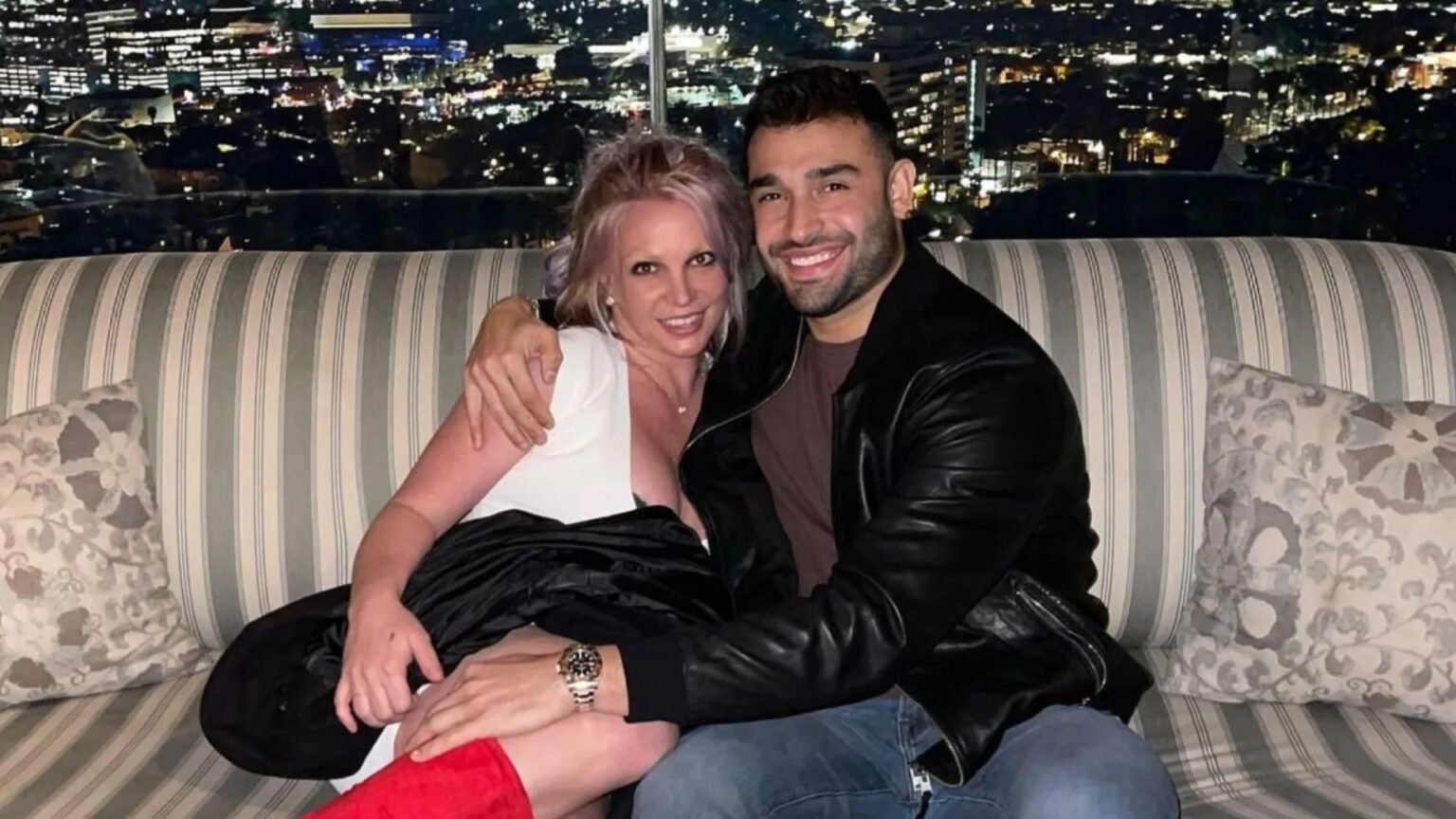 Britney Spears and Sam Asghari