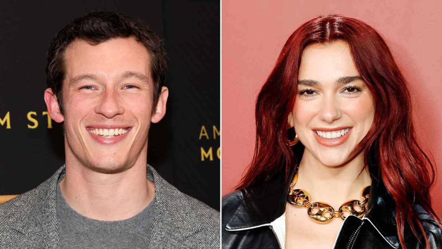 Callum Turner and Dua Lipa