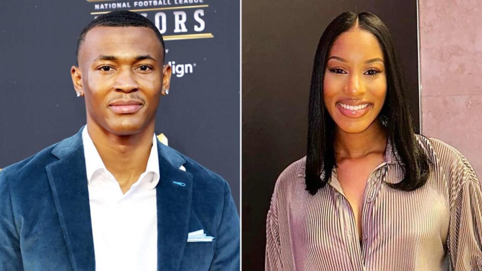 DeVonta Smith and Mya Danielle