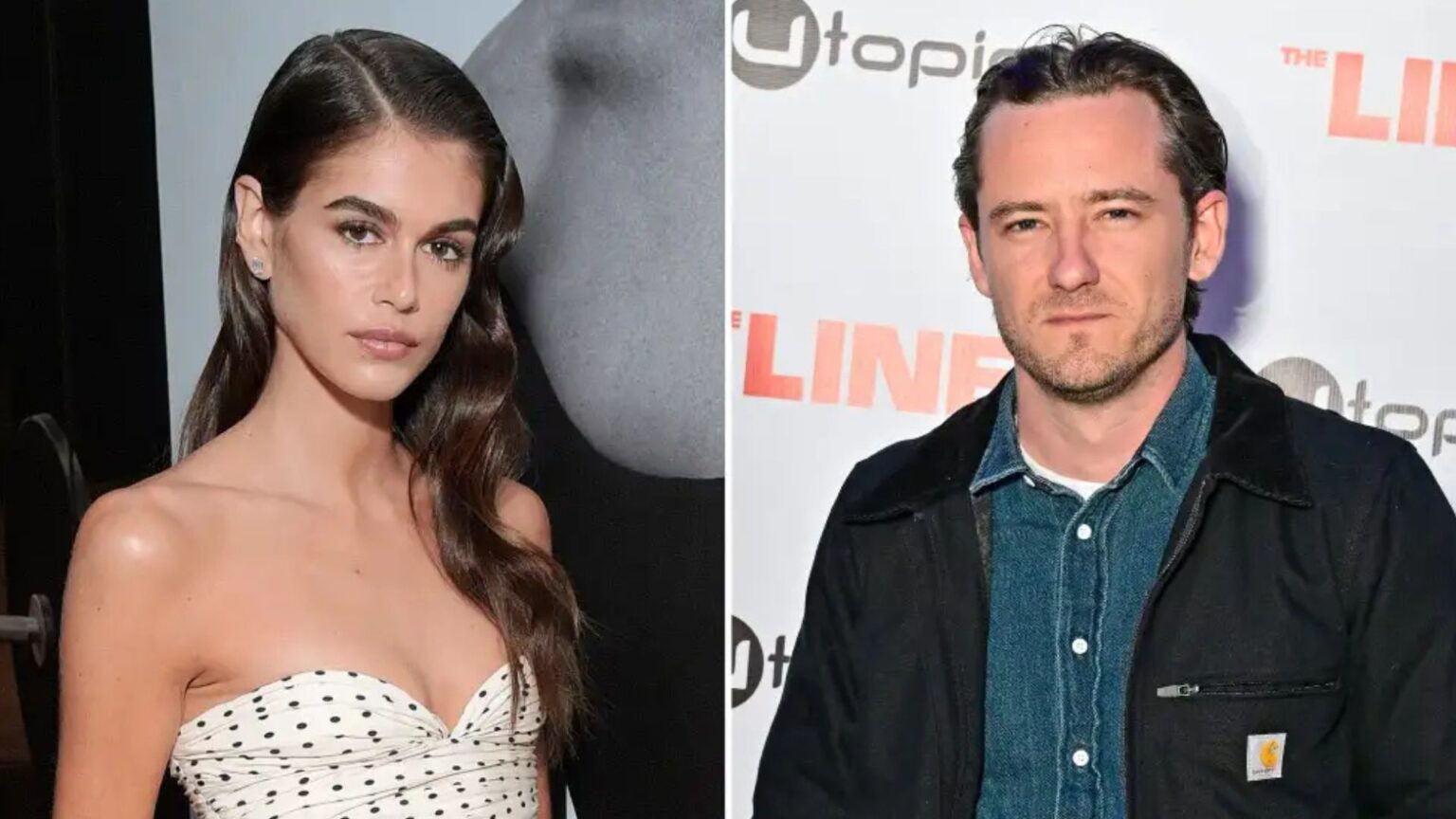 Kaia Gerber and Lewis Pullman