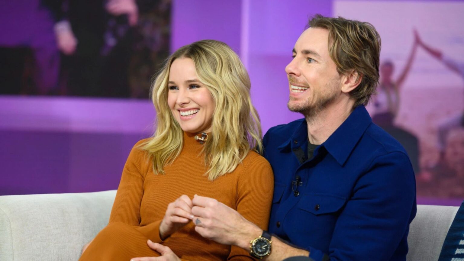 Kristen Bell Shares Rare Throwback Pics Full Of “Smooches” To Celebrate Husband’s 50th Birthday Kristen Bell and Dax Shepard
