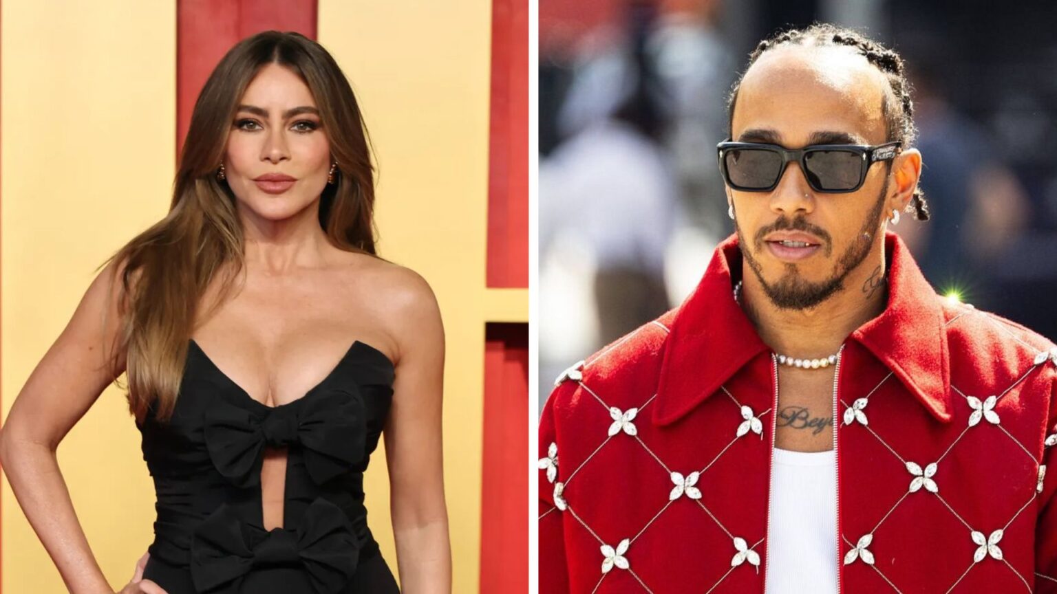 Images Leaked: Sofia Vergara Grabs Lunch With F1 Star Lewis Hamilton, Sparking Romance Rumors Sofia Vergara and Lewis Hamilton