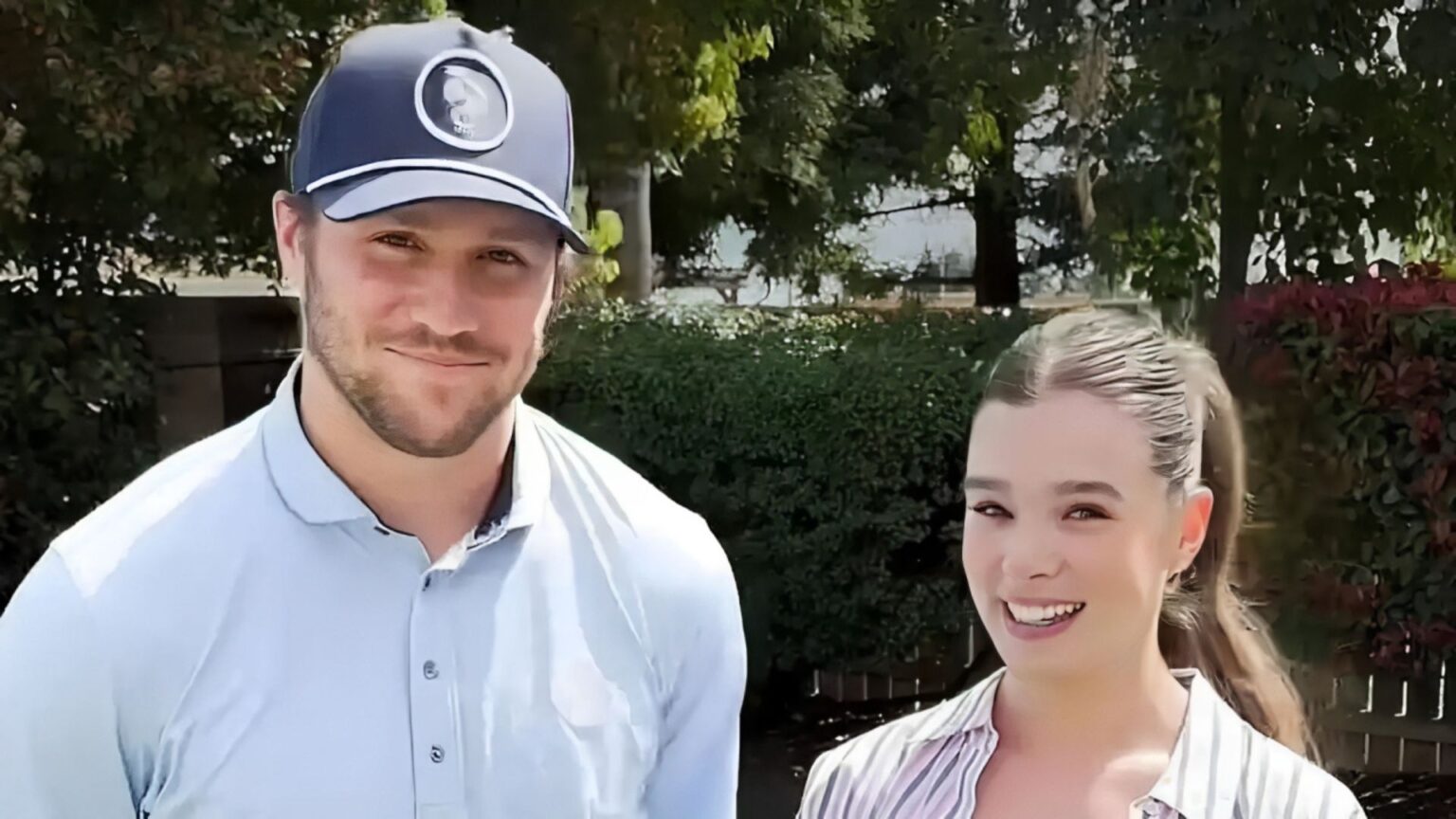 Josh Allen and Hailee Steinfeld