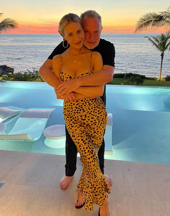 Paul 'PK' Kemsley and Dorit Kemsley on a vacation together