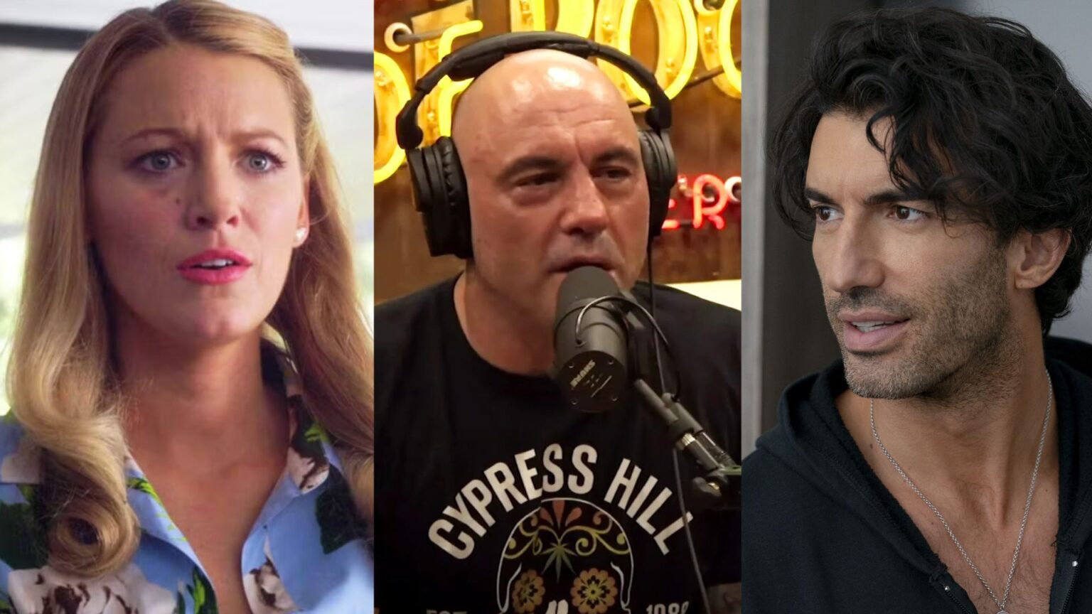 Blake Lively, Joe Rogan, and Justin Baldoni