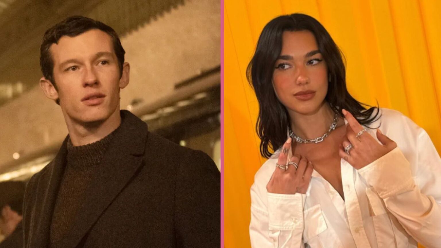 Callum Turner and Dua Lipa